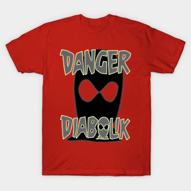 Danger! Diabolik! T-Shirt by MonsterKidRadio